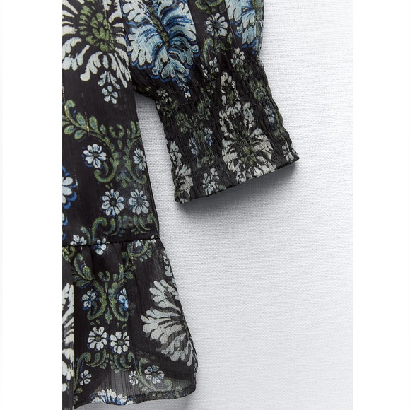 Zara PRINTED DRESS WITH VEST - Picture 6 of 8